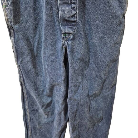 Key Imperial Aristocrat Unisex Medium Wash Blue Cotton Denim Overalls Bibs - Picture 10 of 16